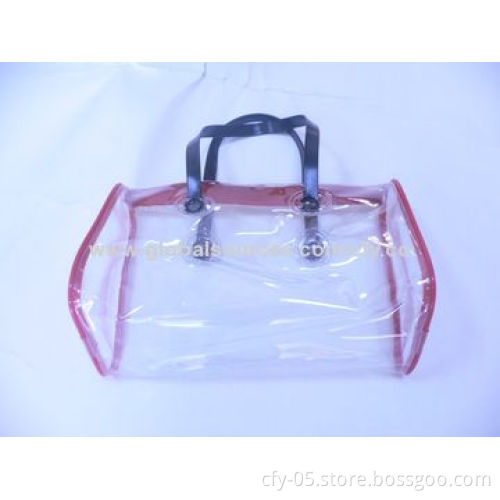 Vinyl Clear PVC Tote Bag, Different Designs, Shapes and Printing Ways Available